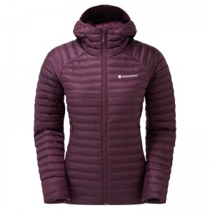 Montane Anti-Freeze Lite Hooded Dunjackor Dam Lila | PKT992SH