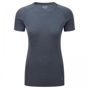 Montane Dart T-shirt Dam Mörkblå | LEN6174LU