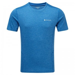 Montane Dart T-shirt Herr Blå | DGU4678DE