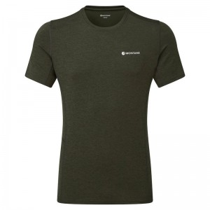 Montane Dart T-shirt Herr Mörkgröna | HFP7039FZ