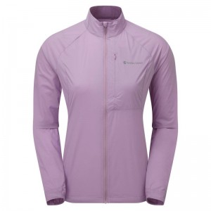 Montane Featherlite Windproof Jacka Dam Grå Lila | WAV3721MF