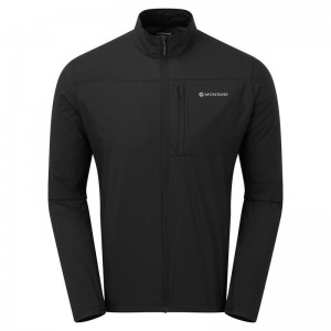 Montane Featherlite Windproof Jacka Herr Svarta | LNZ364UI