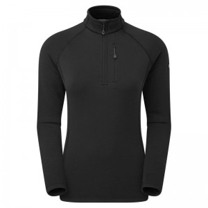 Montane Fury Zip Pull-On Skinna Dam Svarta | ZUF8013AM