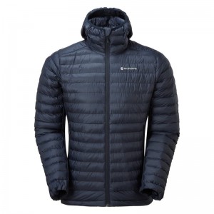 Montane Icarus Lite Hooded Jacka Herr Mörkblå | XKH5047HV