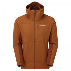 Montane Krypton Softshelljacka Herr Mörkorange | DLT5081UZ