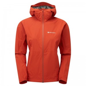 Montane Minimus Lite Vattentät Jacka Dam Orange Röda | GKV5446QR