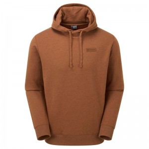 Montane Mono Logo Hoodie Herr Mörkorange | AOJ5519QE