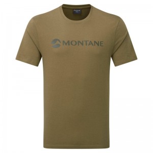 Montane Mono Logo T-shirt Herr Gröna | NVK8412BX