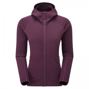 Montane Protium Hooded Fleecejackor Dam Lila | IDK3395VC