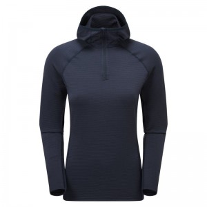 Montane Protium Lite Hooded Pull On Skinna Dam Mörkblå | KNJ9994XJ