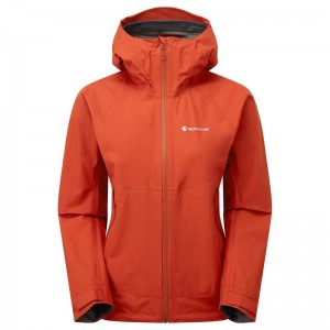 Montane Spirit Lite Vattentät Jacka Dam Orange Röda | NTP6472XW