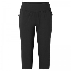 Montane Tucana Lite Stretch Capri 3/4 Leggings Dam Svarta | XGZ4024RH