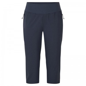 Montane Tucana Lite Stretch Capri 3/4 Leggings Dam Mörkblå | ABL365GI