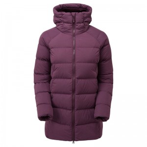 Montane Tundra Hooded Dunjackor Dam Lila | ITF4281CT