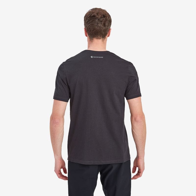 Montane Abstract Mountain T-shirt Herr Grå | JLQ883HT