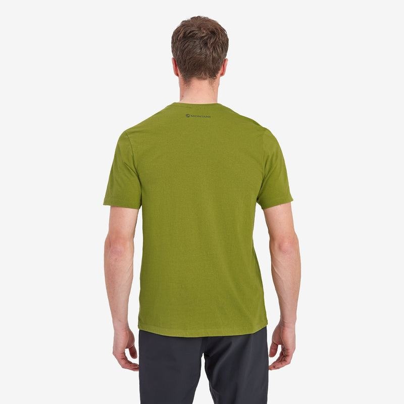 Montane Abstract Mountain T-shirt Herr Gröna | RRR341HT