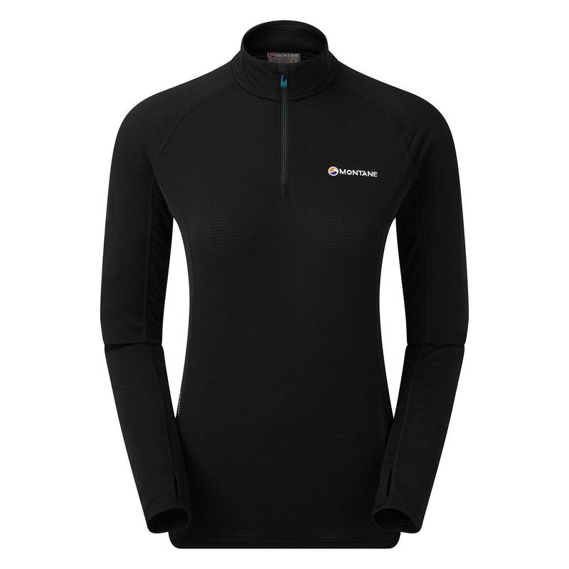 Montane Allez Micro Pull-On Fleecejackor Dam Svarta | BMX7147AP