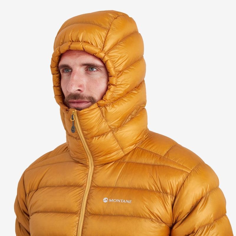 Montane Alpine 850 Lite Hooded Dunjackor Herr Orange | WTO1719WL