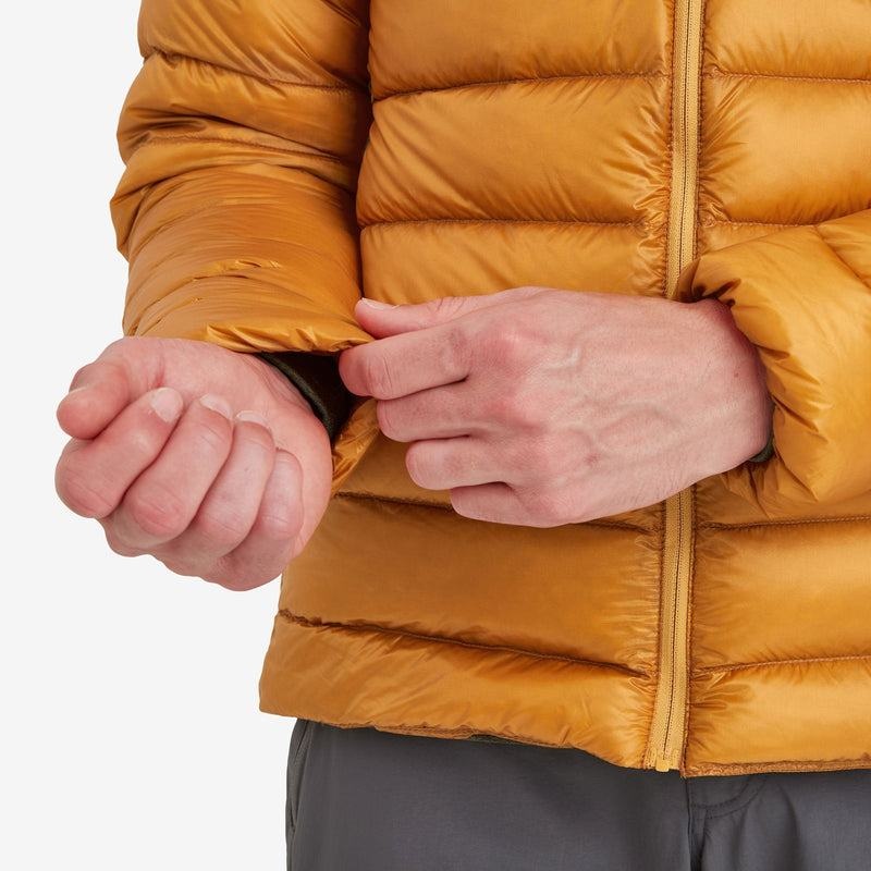 Montane Alpine 850 Lite Hooded Dunjackor Herr Orange | WTO1719WL