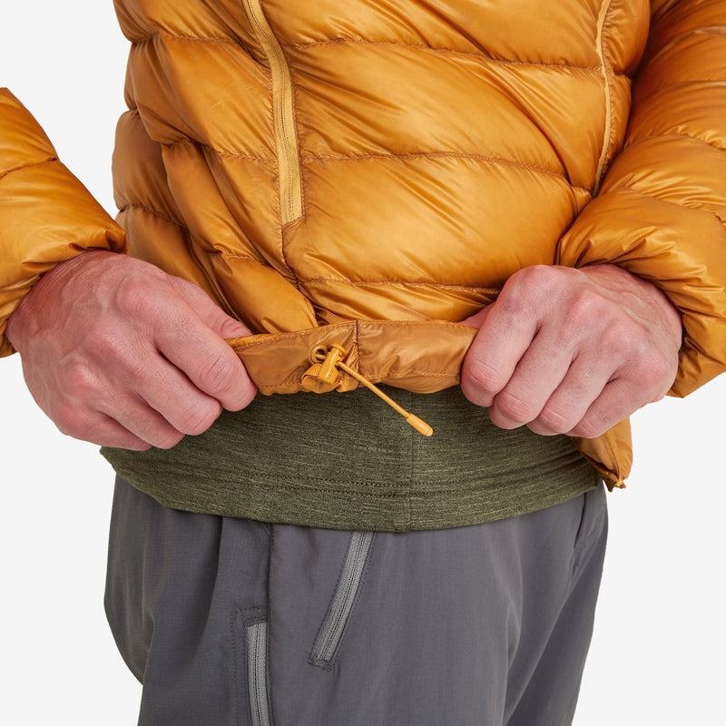 Montane Alpine 850 Lite Hooded Dunjackor Herr Orange | WTO1719WL