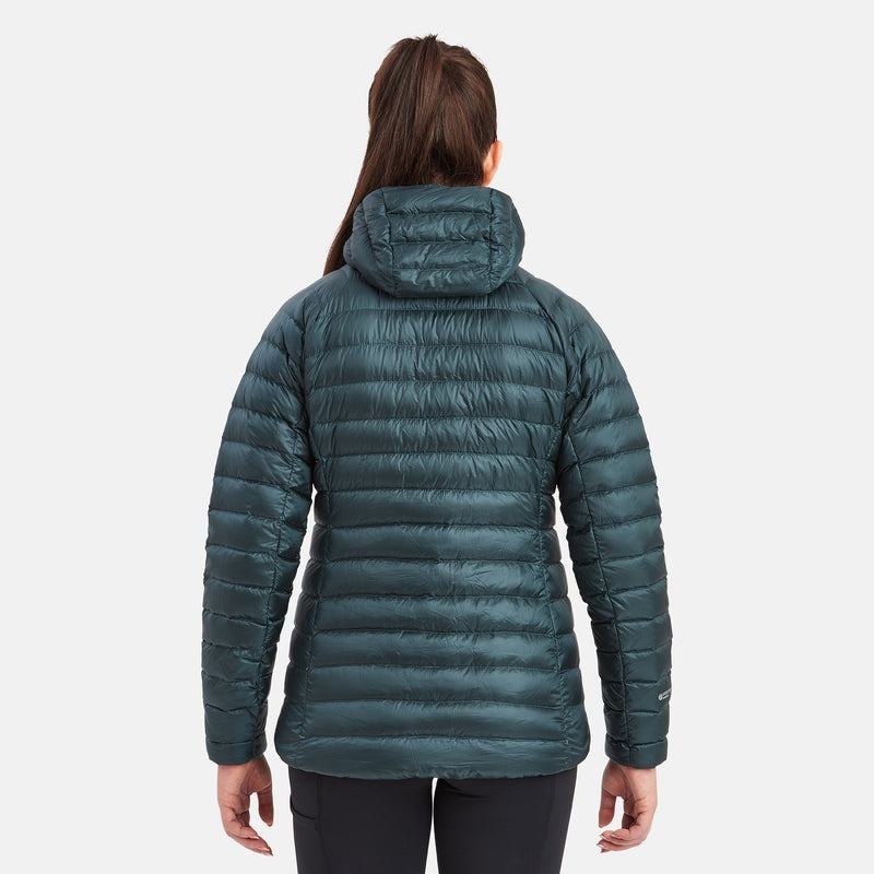 Montane Anti-Freeze Hooded Dunjackor Dam Olivgröna Gröna | FHG2760ZE