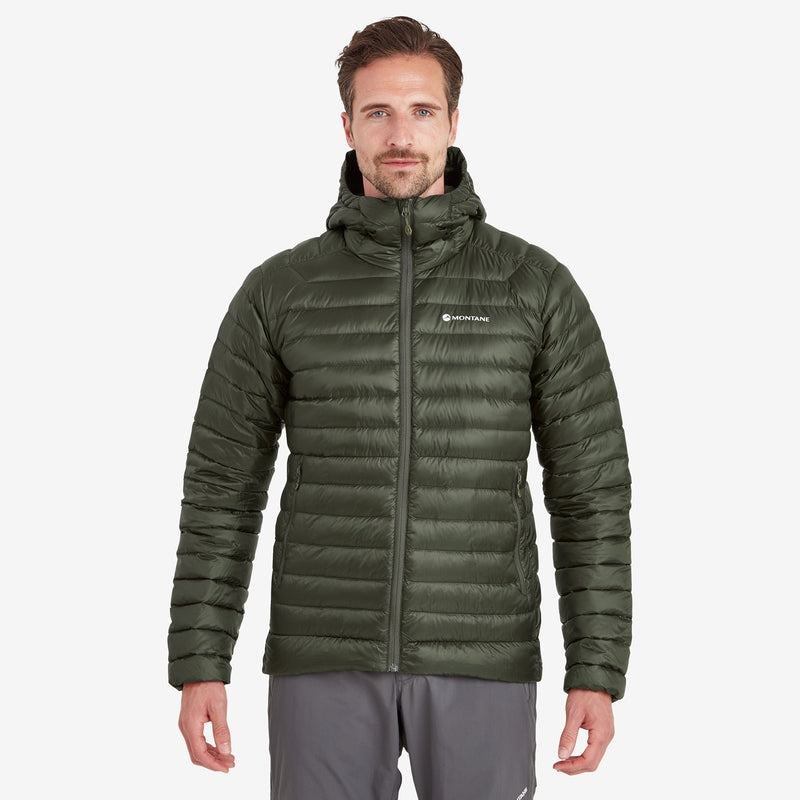 Montane Anti-Freeze Hooded Dunjackor Herr Mörkgröna | WHU3993FP