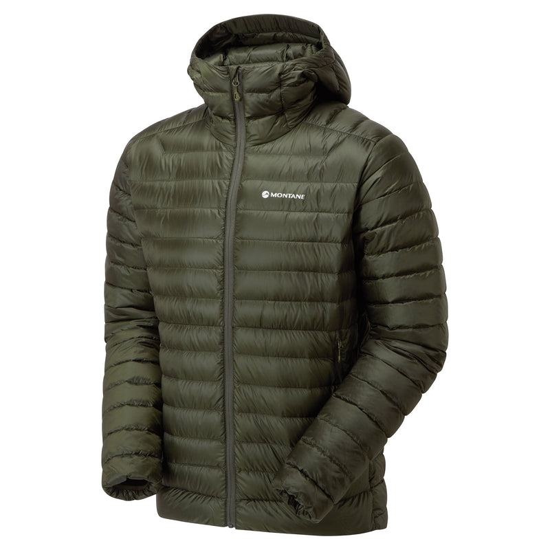 Montane Anti-Freeze Hooded Dunjackor Herr Mörkgröna | WHU3993FP