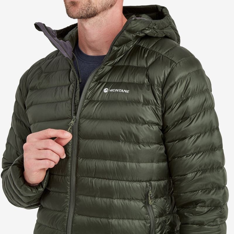 Montane Anti-Freeze Hooded Dunjackor Herr Mörkgröna | WHU3993FP