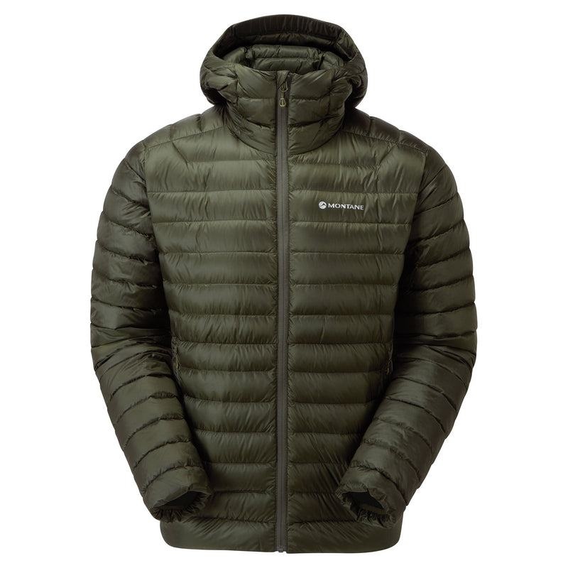 Montane Anti-Freeze Hooded Dunjackor Herr Mörkgröna | WHU3993FP