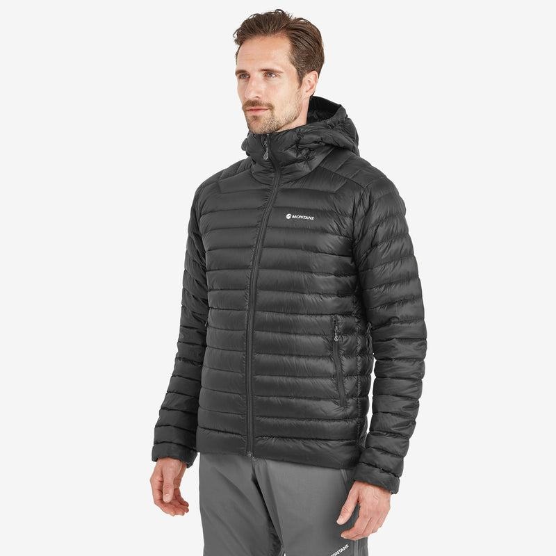 Montane Anti-Freeze Hooded Dunjackor Herr Svarta | QBA3934NH