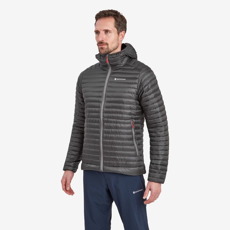 Montane Anti-Freeze Lite Hooded Dunjackor Herr Mörkgrå | UAG2566HD