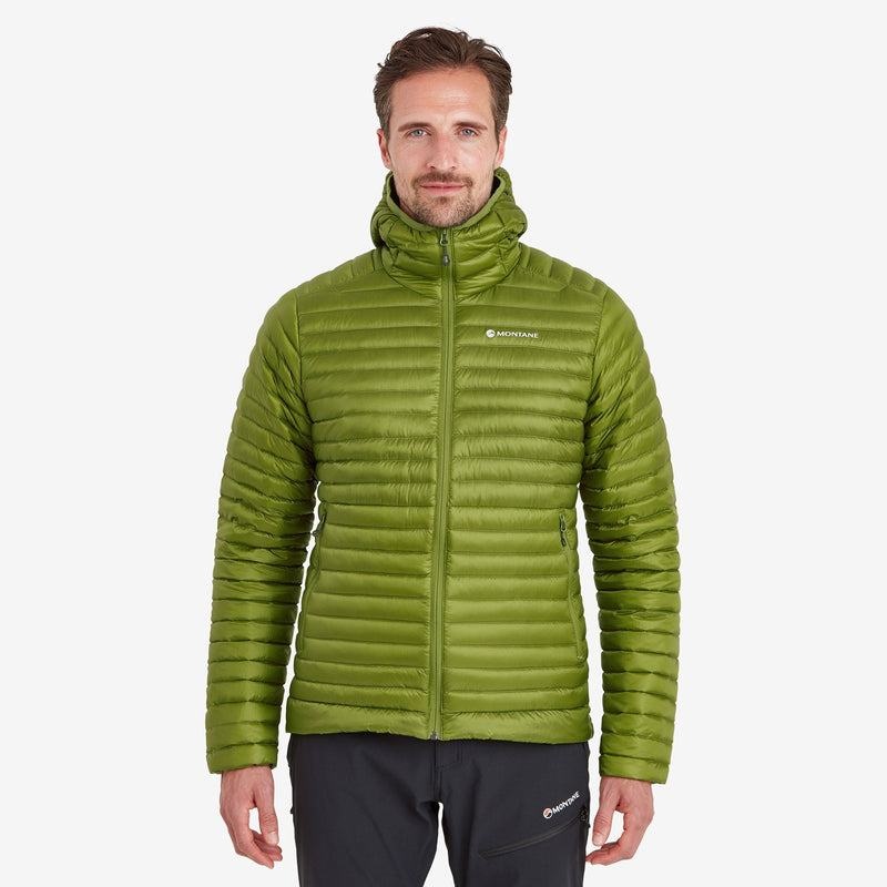 Montane Anti-Freeze Lite Hooded Dunjackor Herr Gröna | RBX289GA