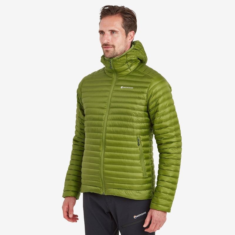 Montane Anti-Freeze Lite Hooded Dunjackor Herr Gröna | RBX289GA