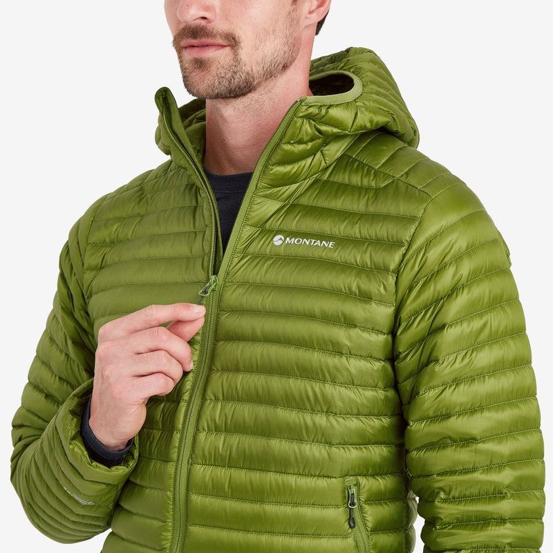 Montane Anti-Freeze Lite Hooded Dunjackor Herr Gröna | RBX289GA