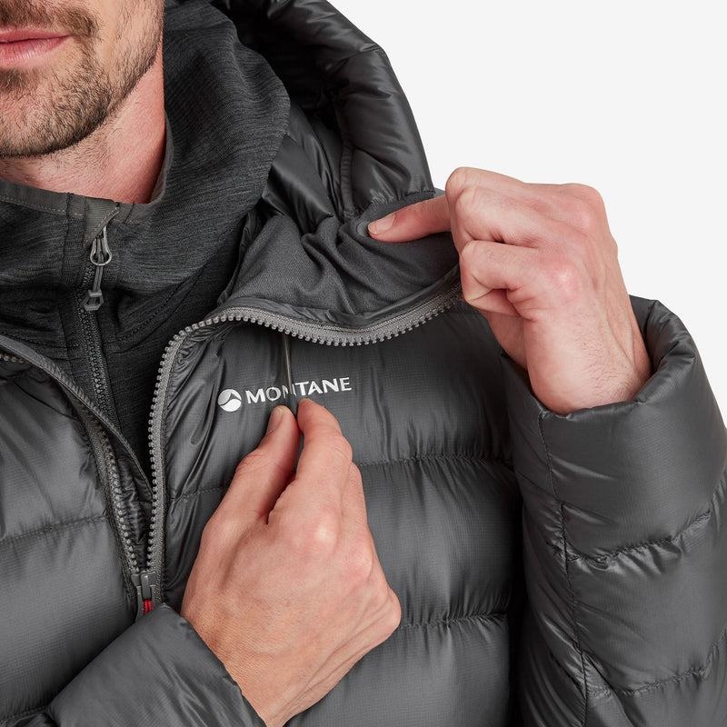 Montane Anti-Freeze XT Hooded Dunjackor Herr Mörkgrå | QKH2678BO