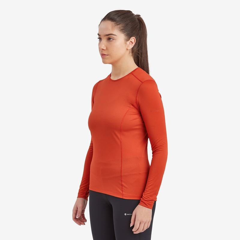 Montane Dart Lite Long Sleeve T-shirt Dam Orange Röda | NRQ778SW