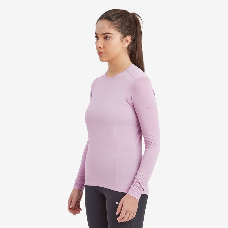 Montane Dart Lite Long Sleeve T-shirt Dam Grå Lila | BCO1859PA