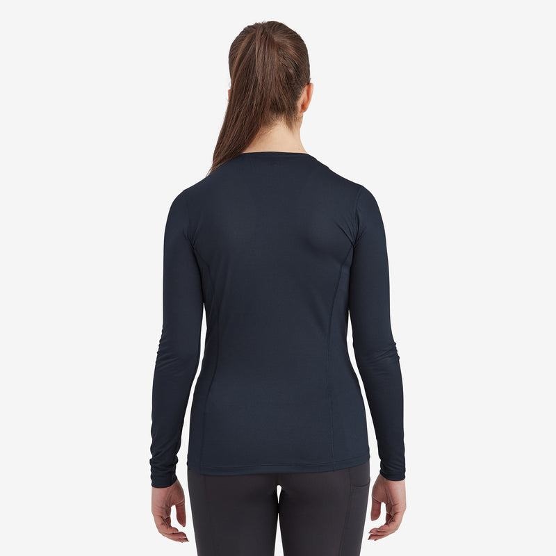 Montane Dart Lite Long Sleeve T-shirt Dam Mörkblå | ARN5393CZ