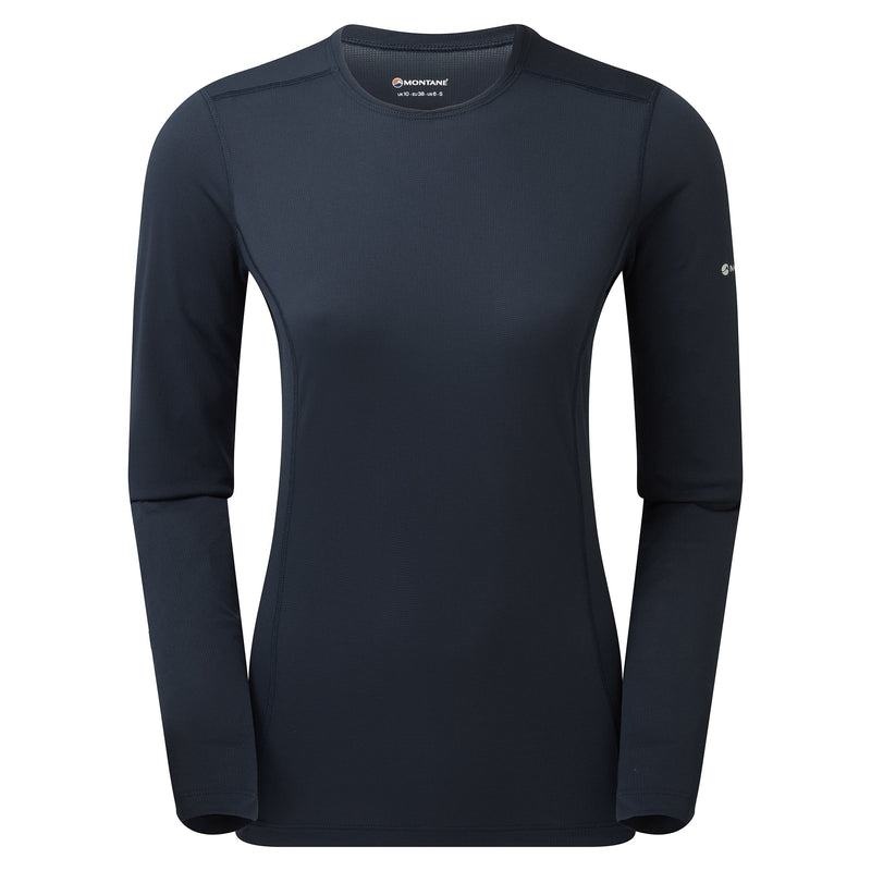 Montane Dart Lite Long Sleeve T-shirt Dam Mörkblå | ARN5393CZ