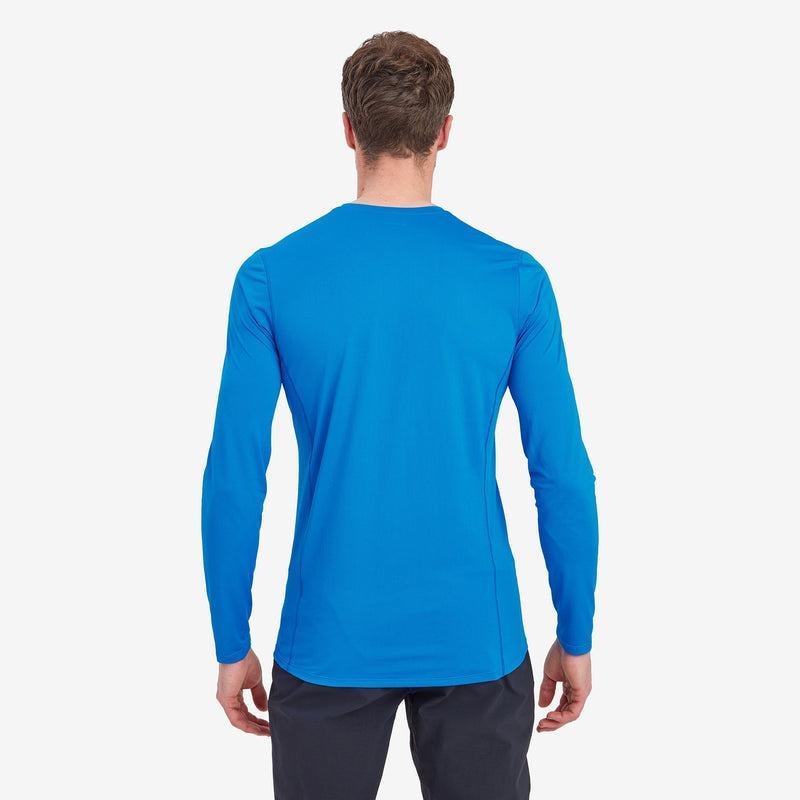 Montane Dart Lite Long Sleeve T-shirt Herr Blå | XES6524CA