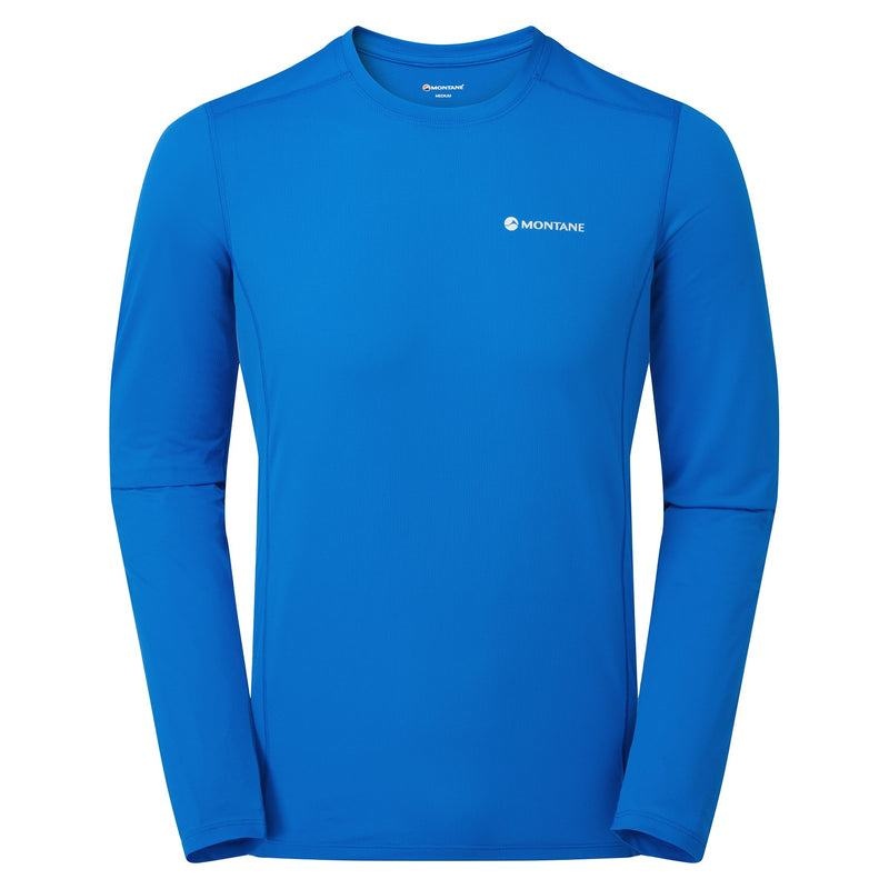 Montane Dart Lite Long Sleeve T-shirt Herr Blå | XES6524CA