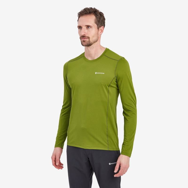 Montane Dart Lite Long Sleeve T-shirt Herr Gröna | YJN5643EA