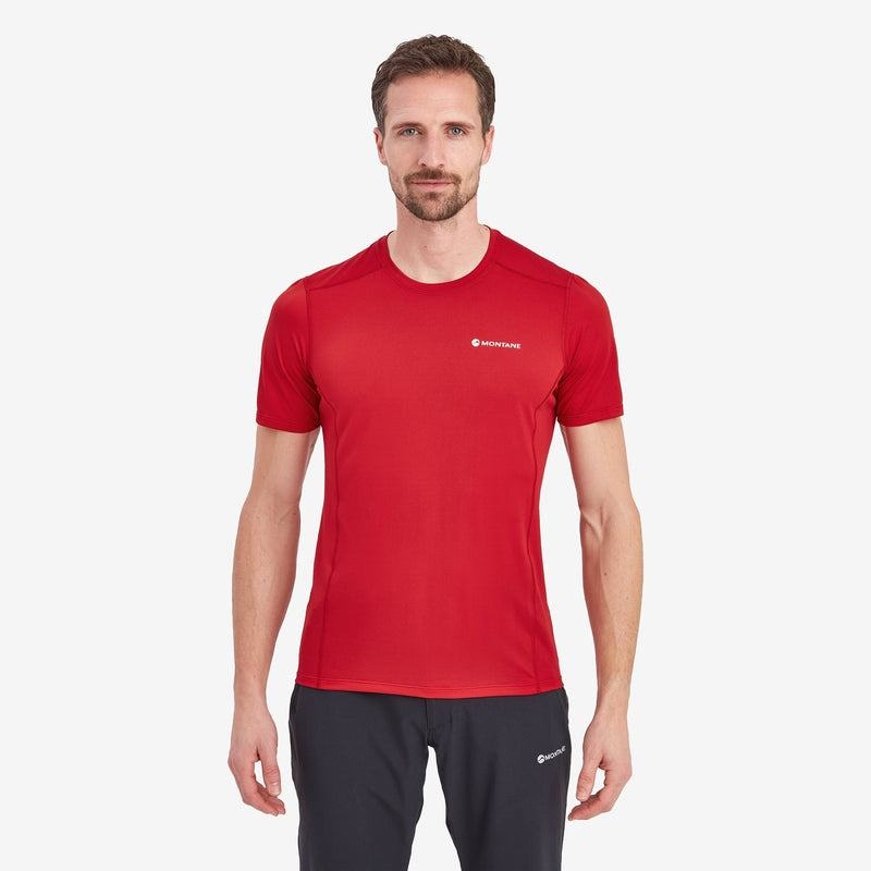 Montane Dart Lite T-shirt Herr Mörkröda | YEY127JH