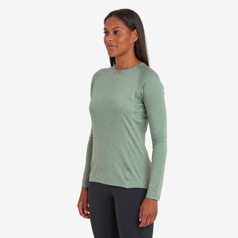 Montane Dart Long Sleeve T-shirt Dam Grå Gröna | MXN971FV