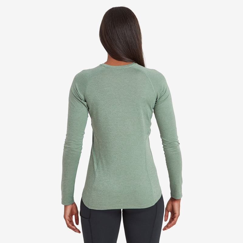 Montane Dart Long Sleeve T-shirt Dam Grå Gröna | MXN971FV