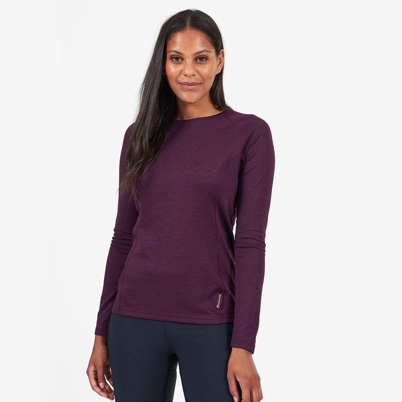 Montane Dart Long Sleeve T-shirt Dam Lila | PUN886BV