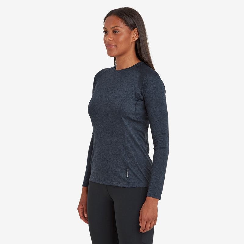 Montane Dart Long Sleeve T-shirt Dam Mörkblå | BAC3174HG