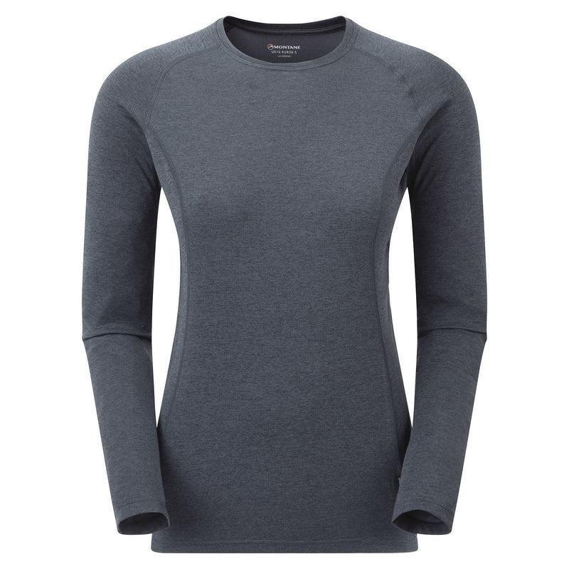 Montane Dart Long Sleeve T-shirt Dam Mörkblå | BAC3174HG