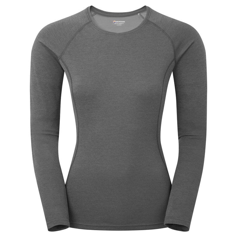 Montane Dart Long Sleeve T-shirt Dam Mörkgrå | QZG8943ZL