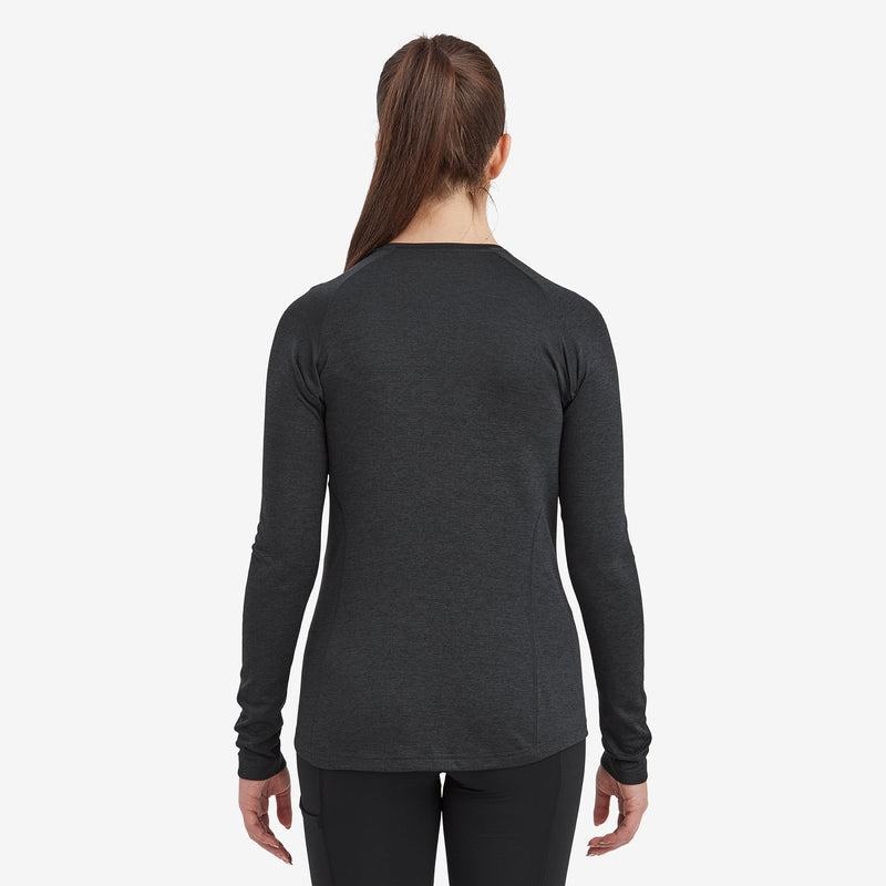 Montane Dart Long Sleeve T-shirt Dam Svarta | WUT3951TN